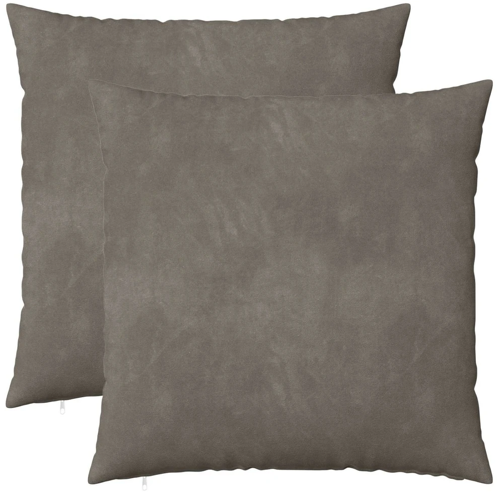 Pagalvėlės užvalkalas 2 pcs HEERLEN Šviesiai pilka 65 x 65 cm