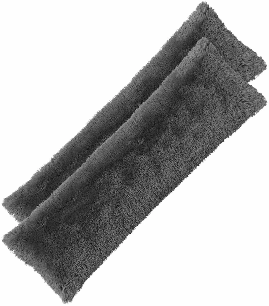 Pagalvėlės užvalkalas 2 pcs HEERLEN Šviesiai pilka 40 x 145 cm