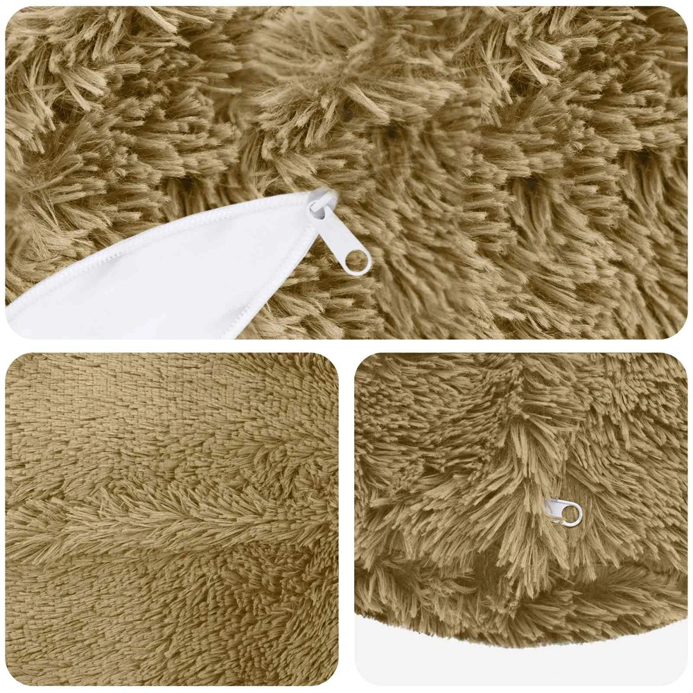 Pagalvėlės užvalkalas 2 pcs HEERLEN Šviesiai žalia Ø 50 cm