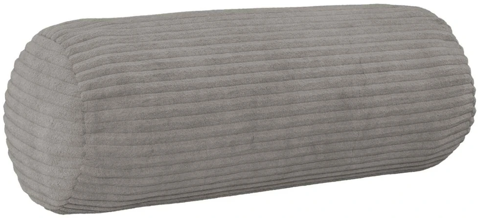 Pagalvėlės užvalkalas 2 pcs HEERLEN Šviesiai pilka Ø 15 x 40 cm
