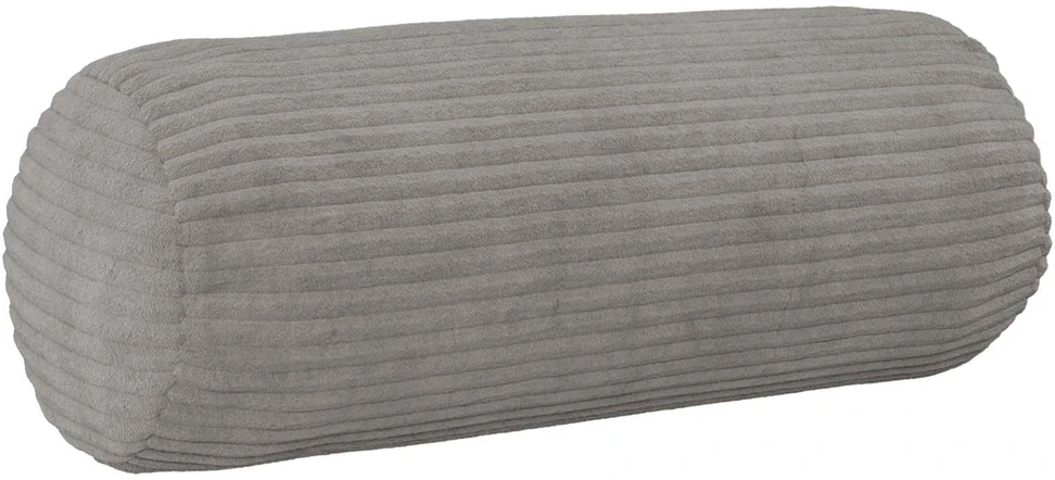 Pagalvėlės užvalkalas 2 pcs HEERLEN Šviesiai pilka Ø 15 x 40 cm