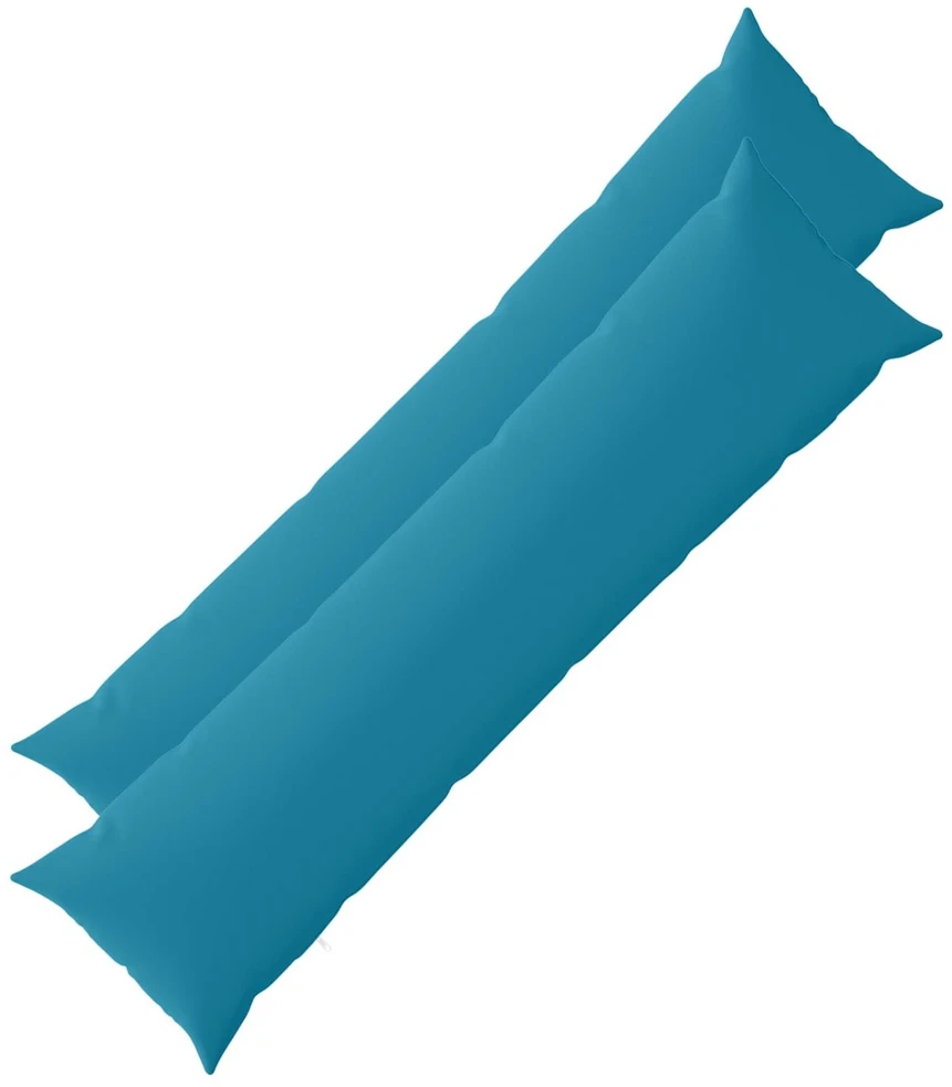 Pagalvėlės užvalkalas 2 pcs HEERLEN Šviesiai mėlyna 40 x 145 cm