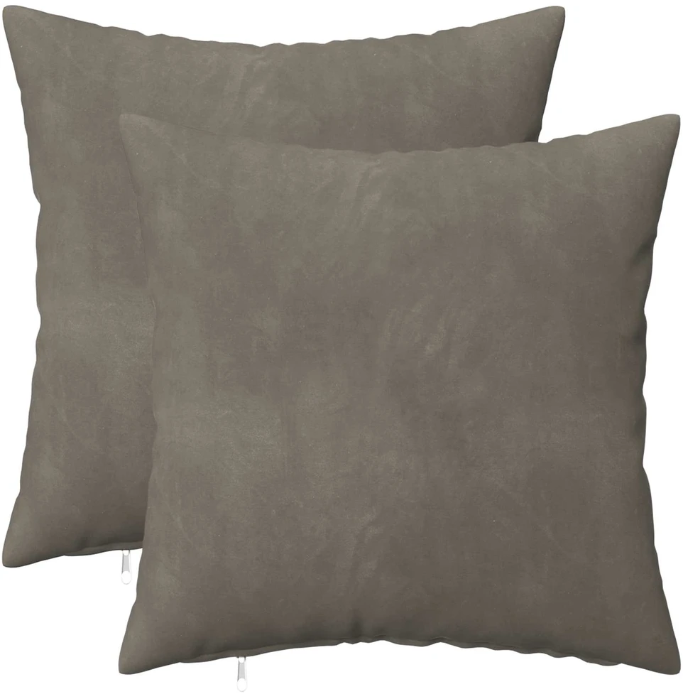 Pagalvėlės užvalkalas 2 pcs HEERLEN Šviesiai pilka 45 x 45 cm
