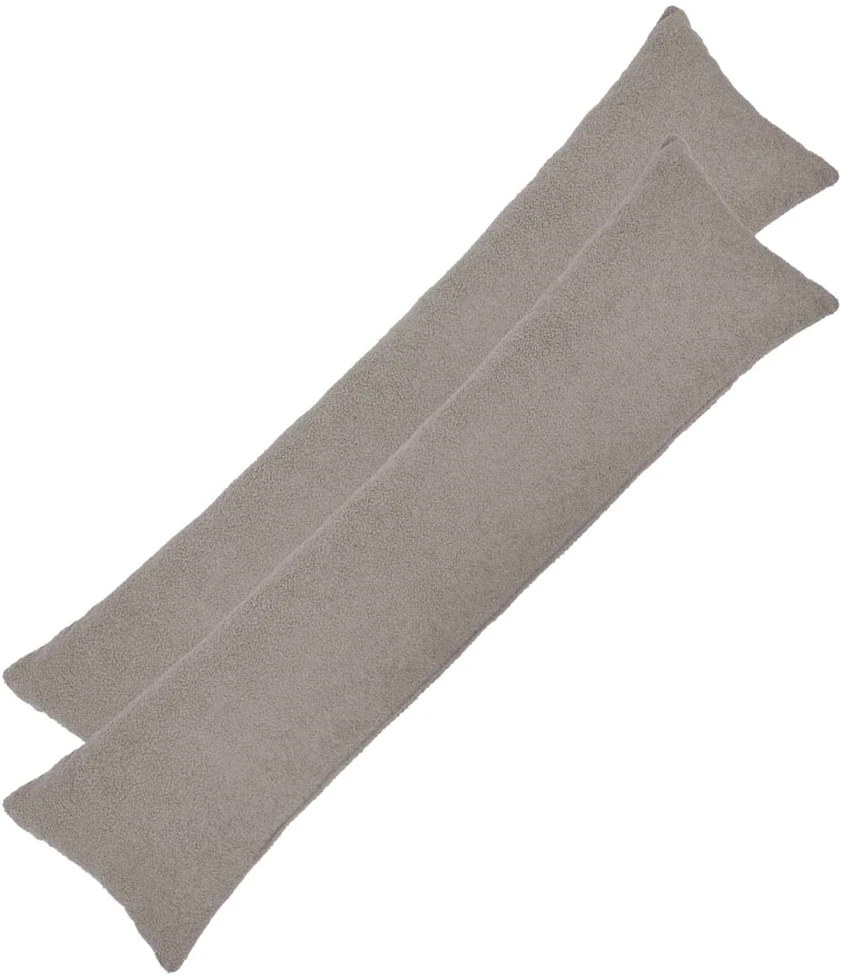 Pagalvėlės užvalkalas 2 pcs HEERLEN Šviesiai pilka 40 x 145 cm