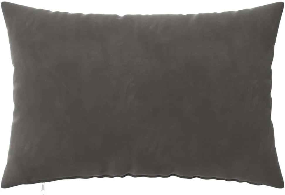Pagalvėlės užvalkalas 2 pcs HEERLEN Tamsiai pilka 50 x 80 cm