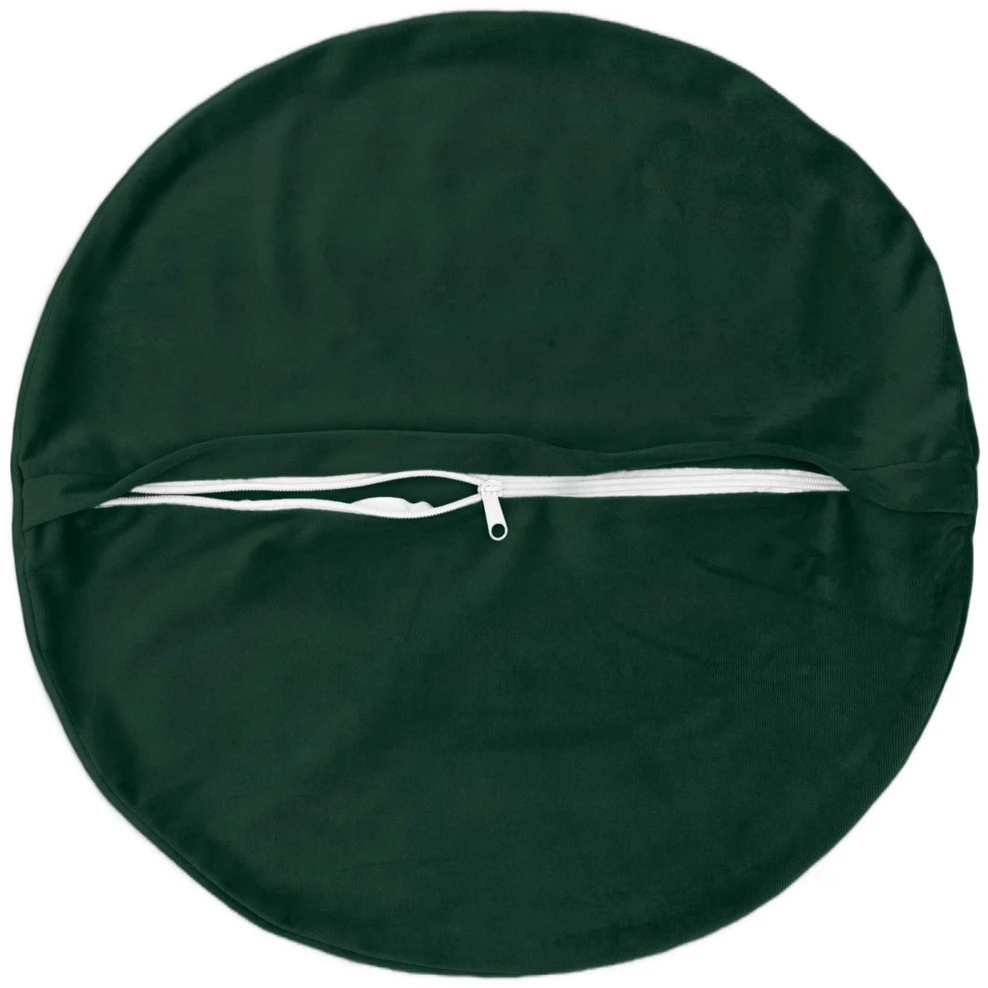 Pagalvėlės užvalkalas 2 pcs HEERLEN Tamsiai žalia Ø 30 cm