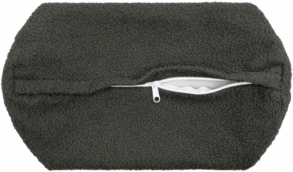 Pagalvėlės užvalkalas 2 pcs HEERLEN Tamsiai pilka Ø 15 x 40 cm