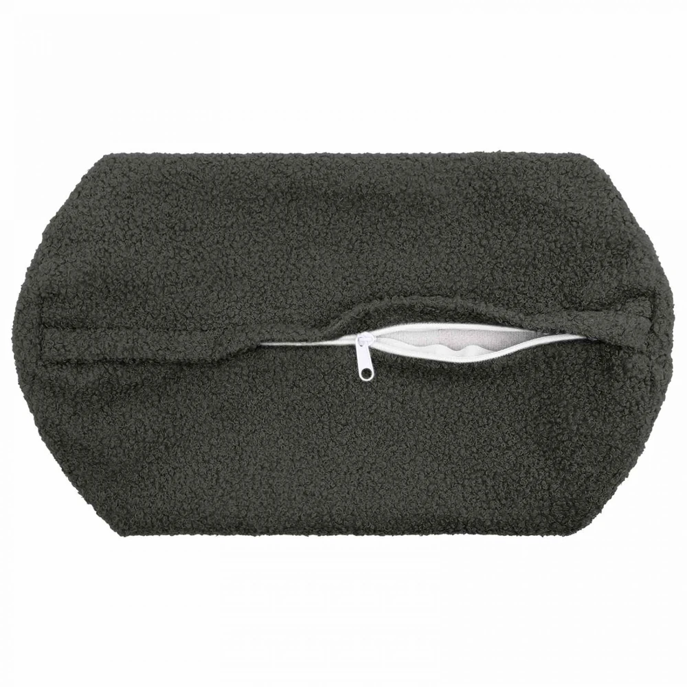 Pagalvėlės užvalkalas 2 pcs HEERLEN Tamsiai pilka Ø 15 x 40 cm
