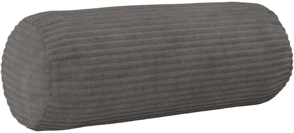 Pagalvėlės užvalkalas 2 pcs HEERLEN Tamsiai pilka Ø 15 x 40 cm