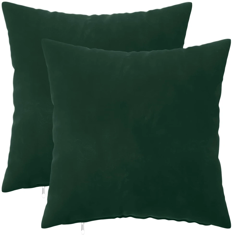 Pagalvėlės užvalkalas 2 pcs HEERLEN Tamsiai žalia 45 x 45 cm