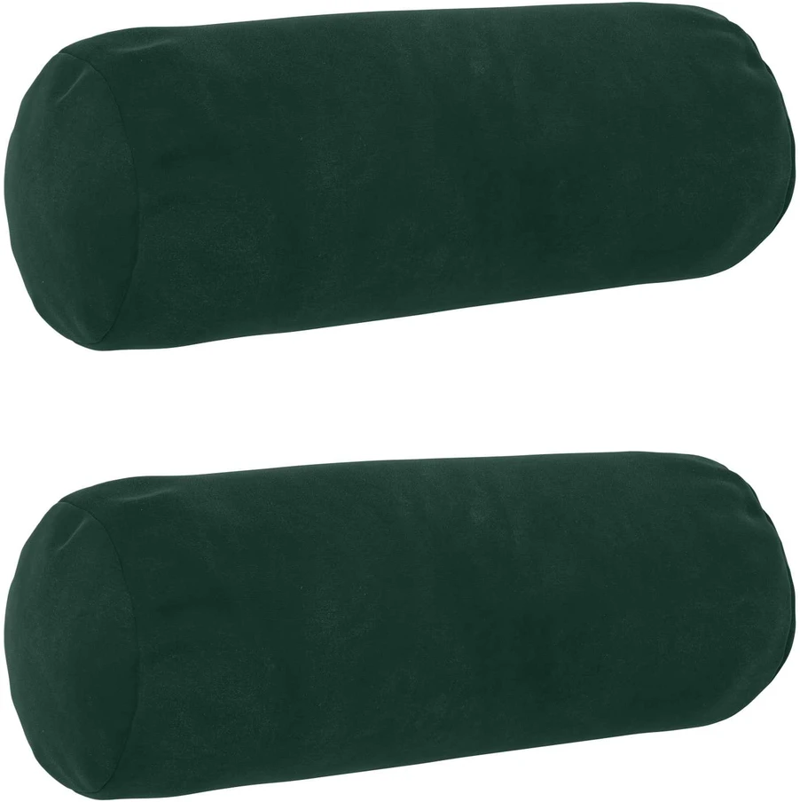 Pagalvėlės užvalkalas 2 pcs HEERLEN Tamsiai žalia Ø 15 x 40 cm