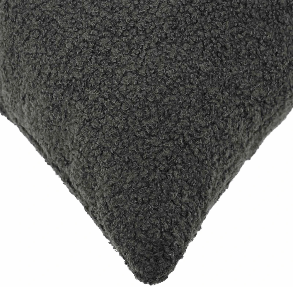 Pagalvėlės užvalkalas 2 pcs HEERLEN Tamsiai pilka 35 x 35 cm
