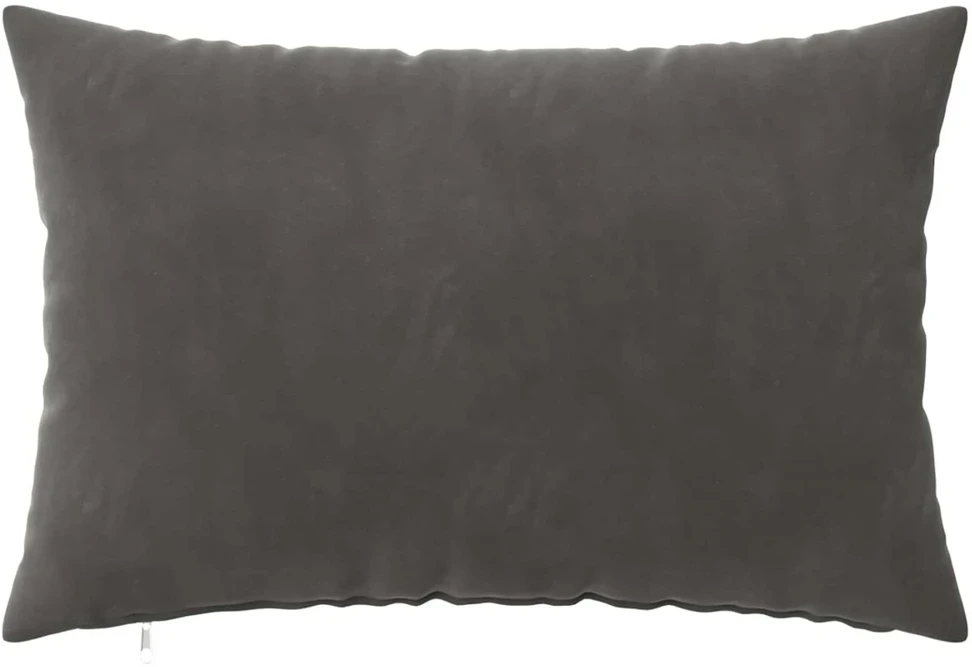 Pagalvėlės užvalkalas 2 pcs HEERLEN Tamsiai pilka 30 x 50 cm
