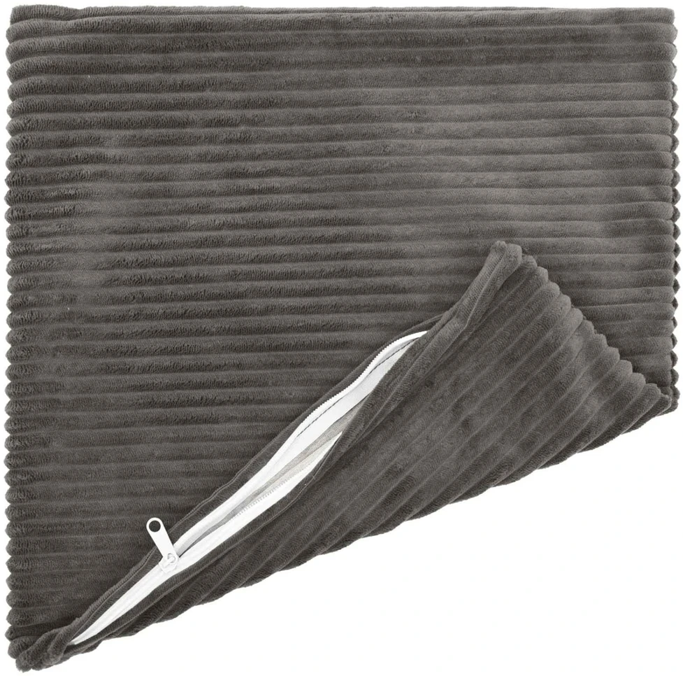 Pagalvėlės užvalkalas 2 pcs HEERLEN Tamsiai pilka 40 x 40 cm