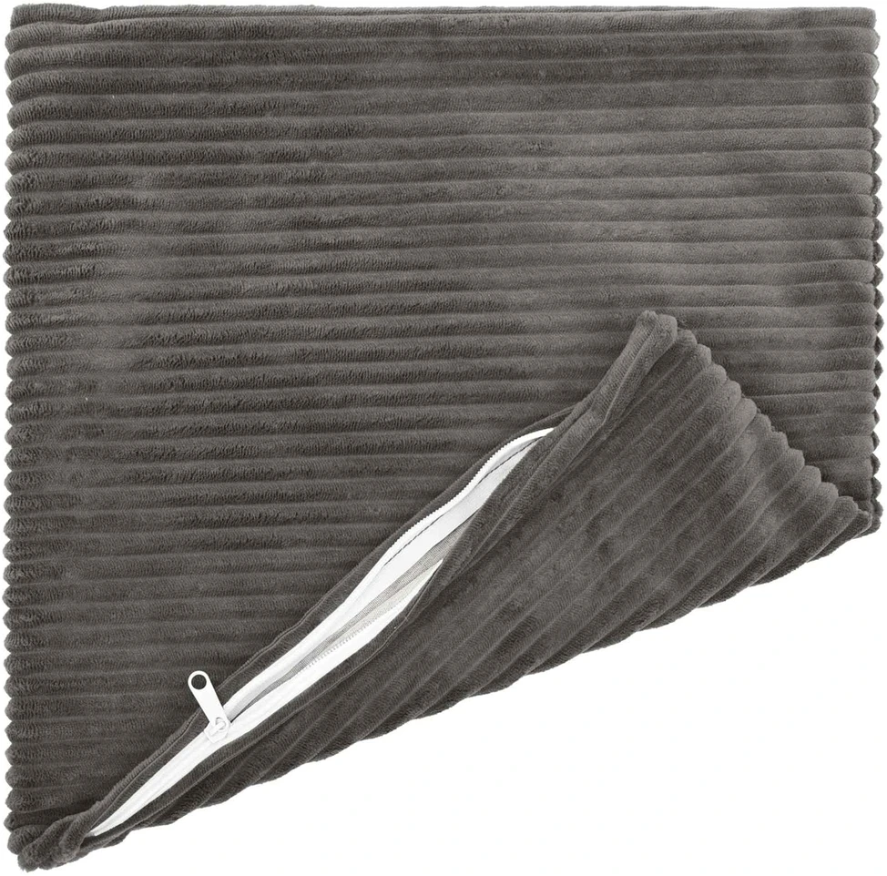 Pagalvėlės užvalkalas 2 pcs HEERLEN Tamsiai pilka 40 x 40 cm