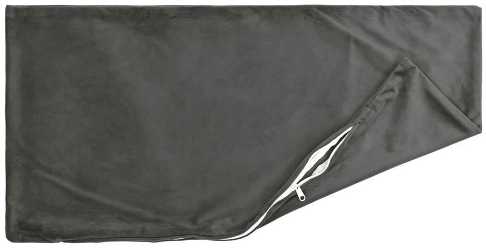 Pagalvėlės užvalkalas 2 pcs HEERLEN Tamsiai pilka 50 x 80 cm