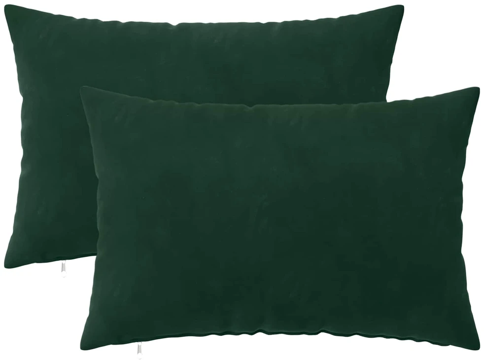 Pagalvėlės užvalkalas 2 pcs HEERLEN Tamsiai žalia 50 x 80 cm