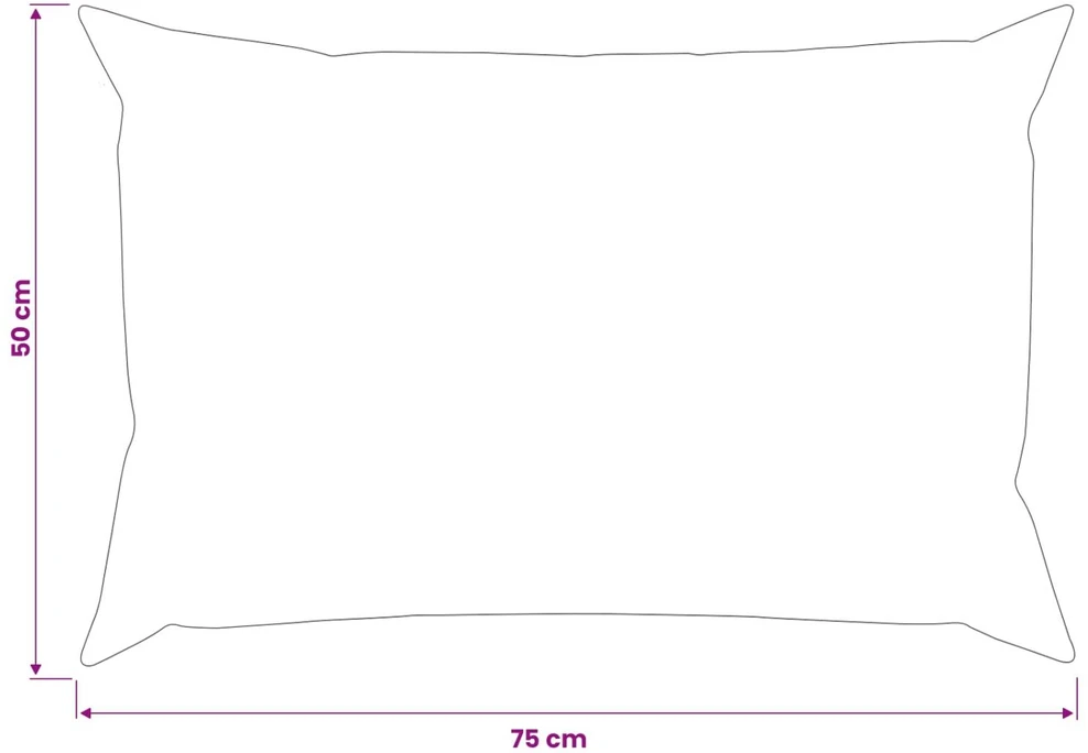Pagalvėlės užvalkalas 2 pcs HEERLEN Tamsiai žalia 50 x 75 cm
