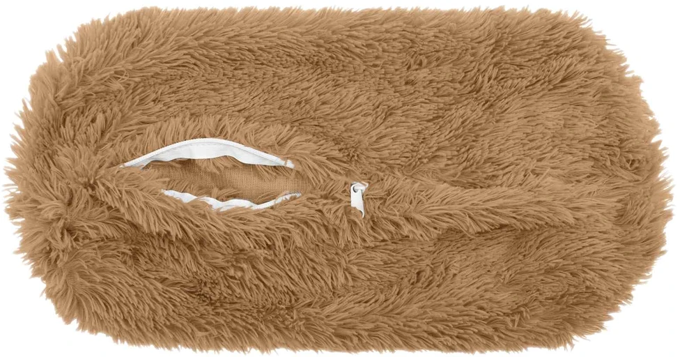 Pagalvėlės užvalkalas 2 pcs HEERLEN Taupe Ø 15 x 40 cm