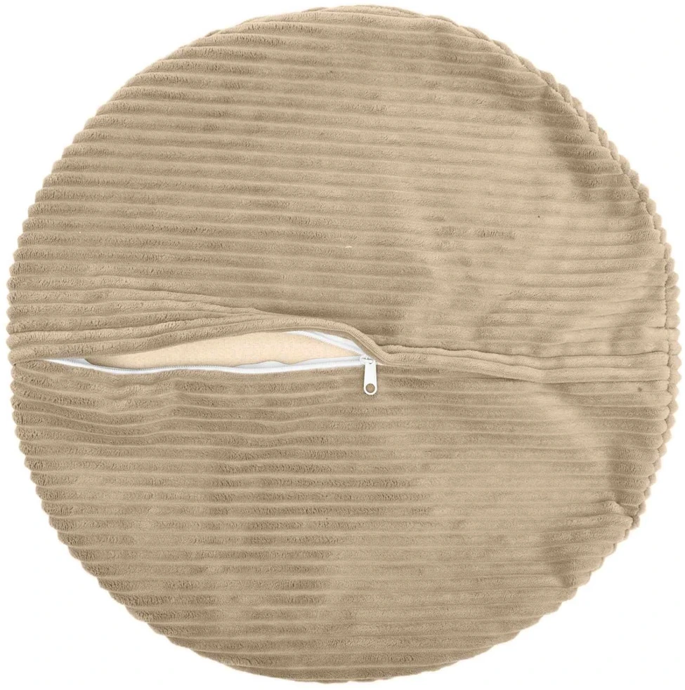 Pagalvėlės užvalkalas 2 pcs HEERLEN Taupe Ø 60 cm mančester