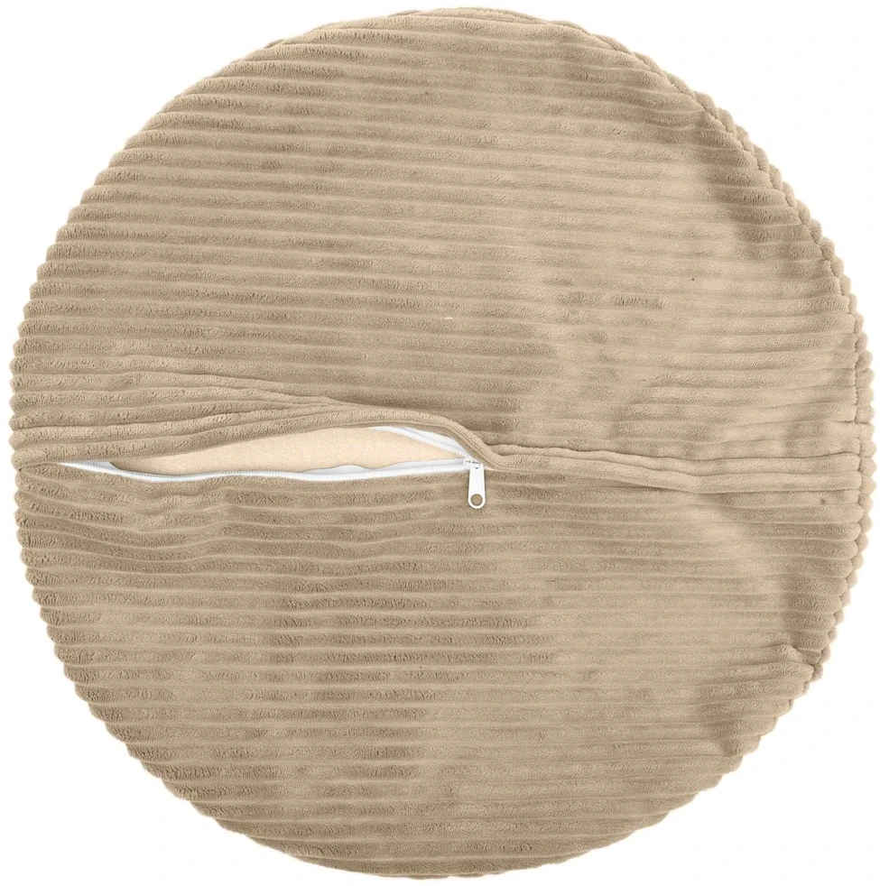 Pagalvėlės užvalkalas 2 pcs HEERLEN Taupe Ø 60 cm mančester