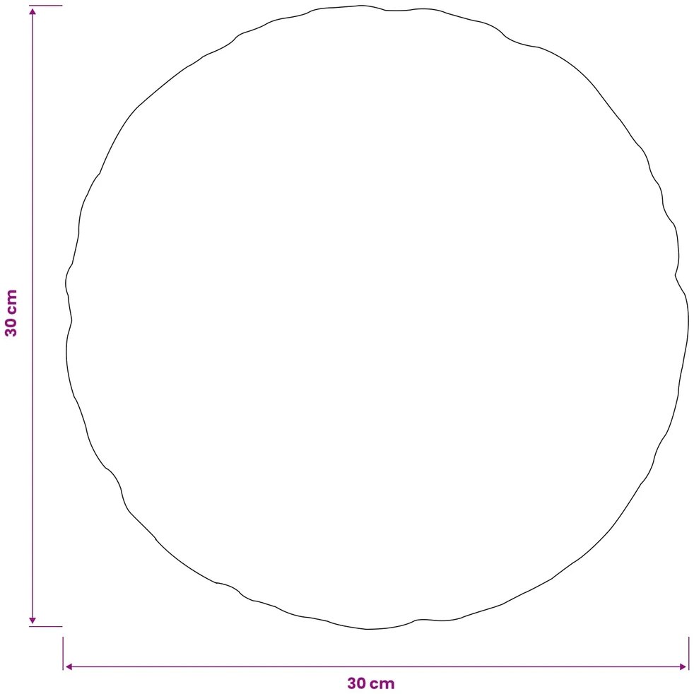 Pagalvėlės užvalkalas 2 pcs HEERLEN Turkio Ø 30 cm Poliesteris