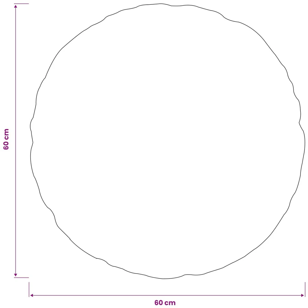 Pagalvėlės užvalkalas 2 pcs HEERLEN Turkio Ø 60 cm Poliesteris