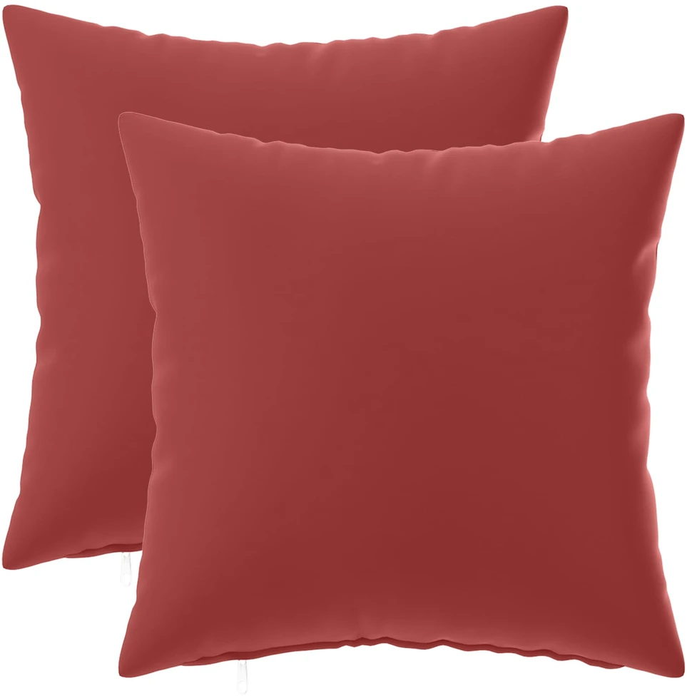 Pagalvėlės užvalkalas 2 pcs HEERLEN Vyno raudona 50 x 50 cm