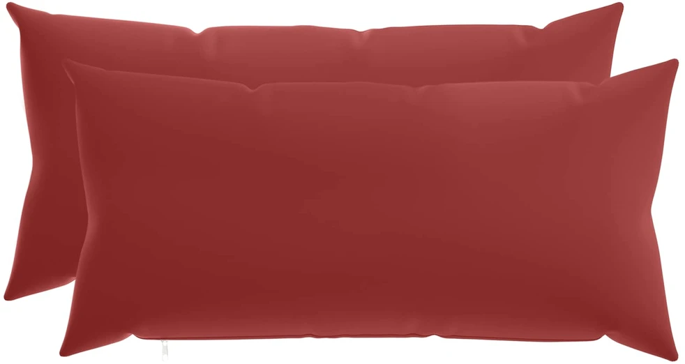 Pagalvėlės užvalkalas 2 pcs HEERLEN Vyno raudona 40 x 80 cm