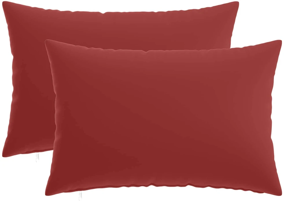 Pagalvėlės užvalkalas 2 pcs HEERLEN Vyno raudona 50 x 80 cm