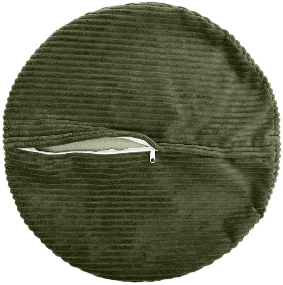 Pagalvėlės užvalkalas 2 pcs HEERLEN Žalia Ø 50 cm mančester