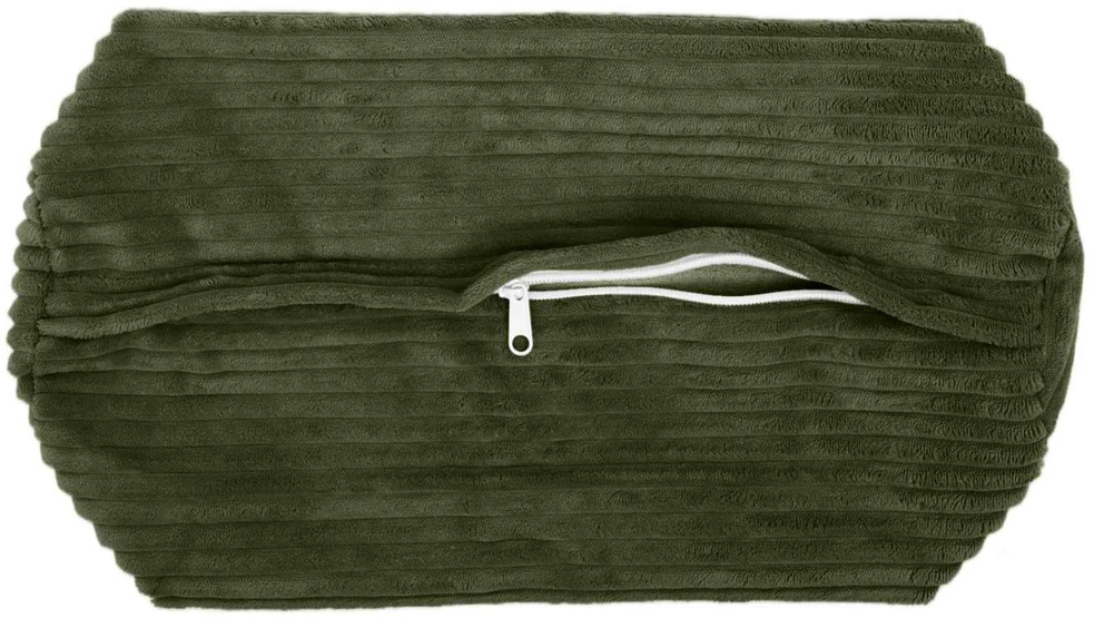 Pagalvėlės užvalkalas 2 pcs HEERLEN Žalia Ø 15 x 40 cm