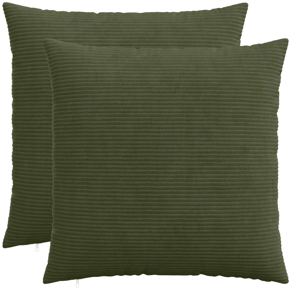 Pagalvėlės užvalkalas 2 pcs HEERLEN Žalia 70 x 70 cm mančester