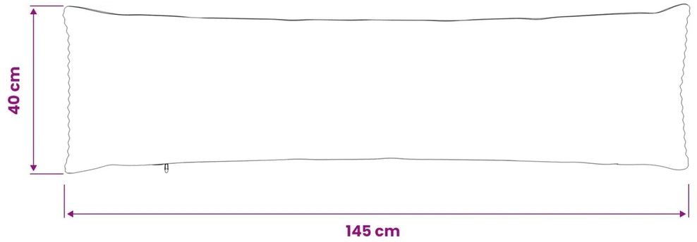 Pagalvėlės užvalkalas 2 pcs HEERLEN Žalia 40 x 145 cm mančester