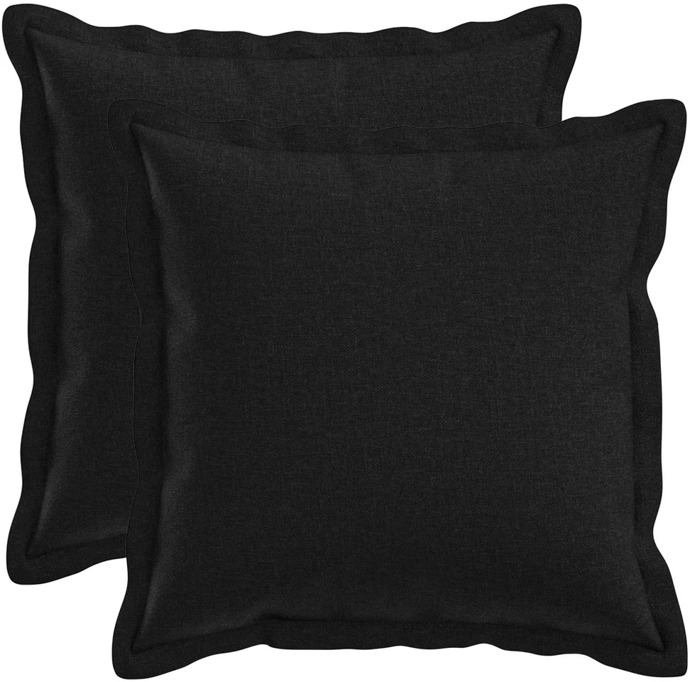 Pagalvėlės užvalkalas 2 pcs HOUTEN Juoda 30 x 30 cm