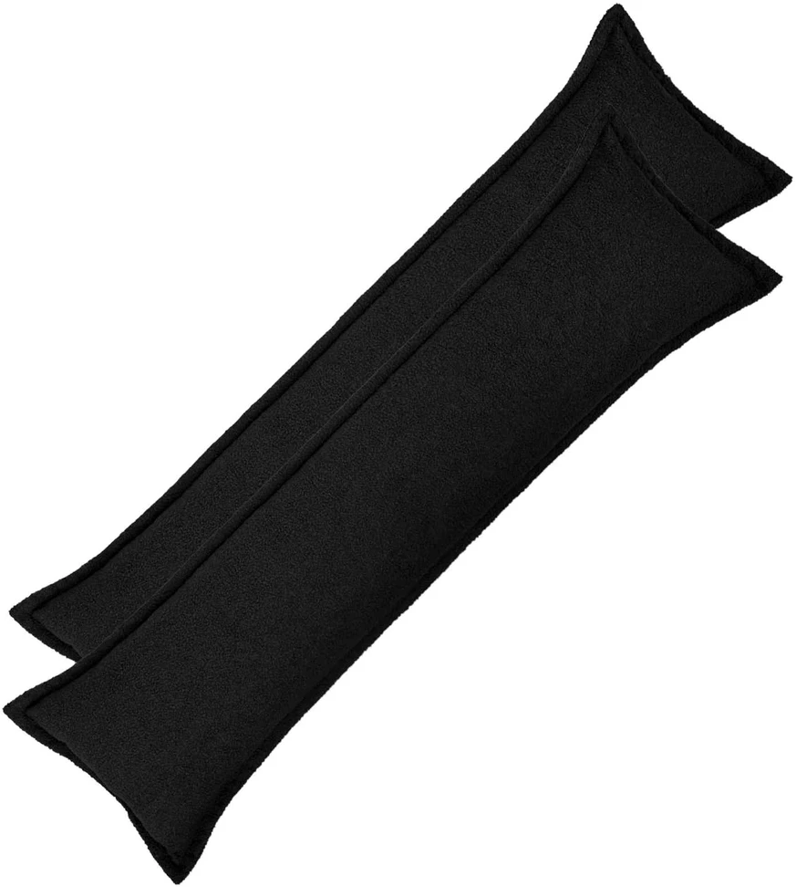 Pagalvėlės užvalkalas 2 pcs HOUTEN Juoda 40 x 145 cm Bouclé