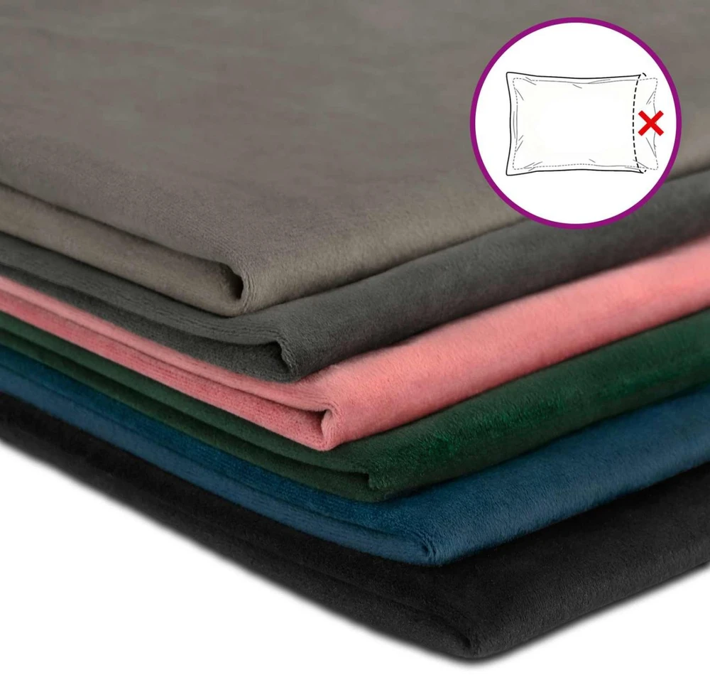 Pagalvėlės užvalkalas 2 pcs HOUTEN Juoda 30 x 30 cm Aksomas
