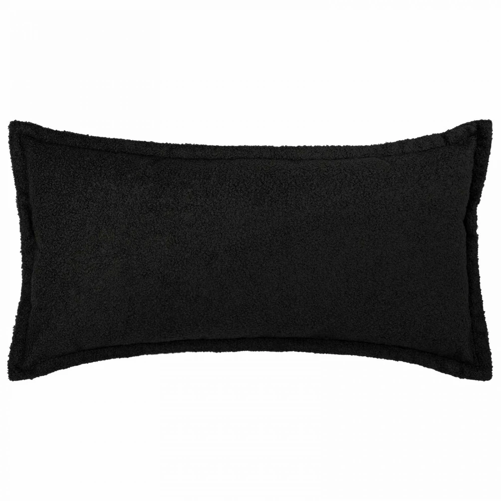 Pagalvėlės užvalkalas 2 pcs HOUTEN Juoda 40 x 80 cm Bouclé