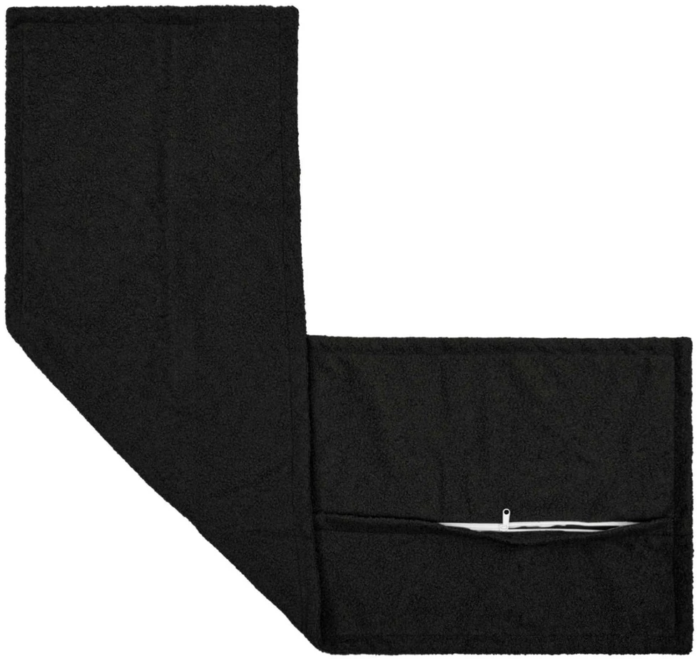 Pagalvėlės užvalkalas 2 pcs HOUTEN Juoda 40 x 145 cm Bouclé