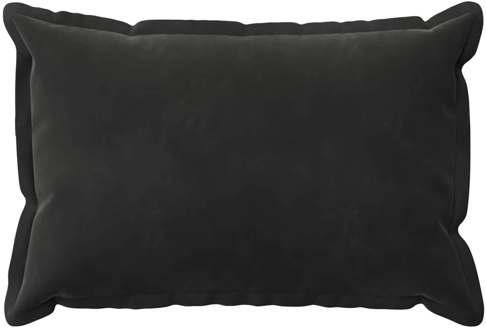 Pagalvėlės užvalkalas 2 pcs HOUTEN Juoda 30 x 50 cm Aksomas
