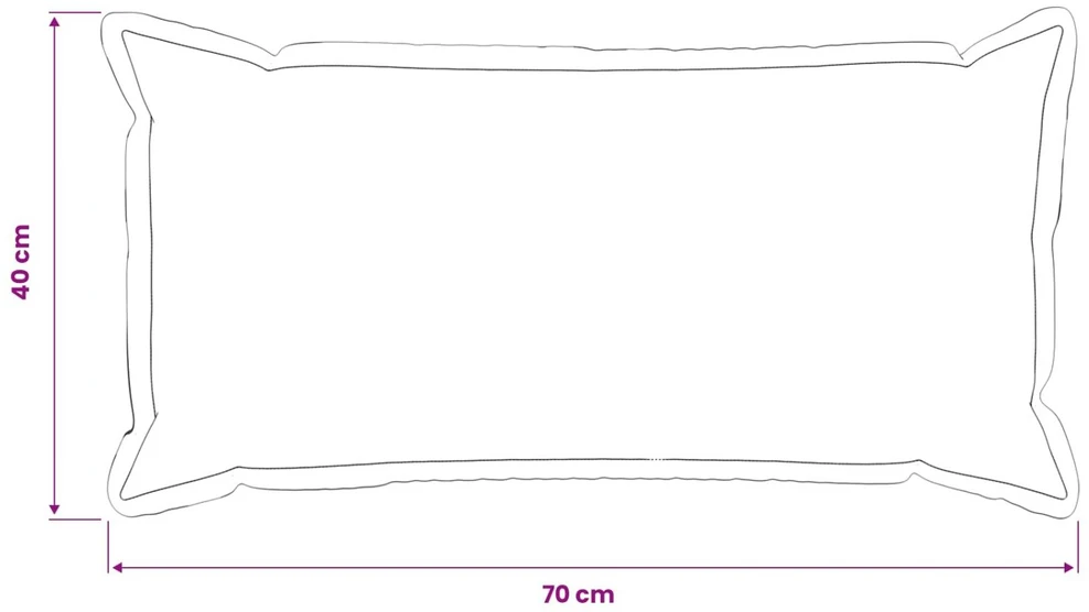 Pagalvėlės užvalkalas 2 pcs HOUTEN Juoda 40 x 70 cm Bouclé