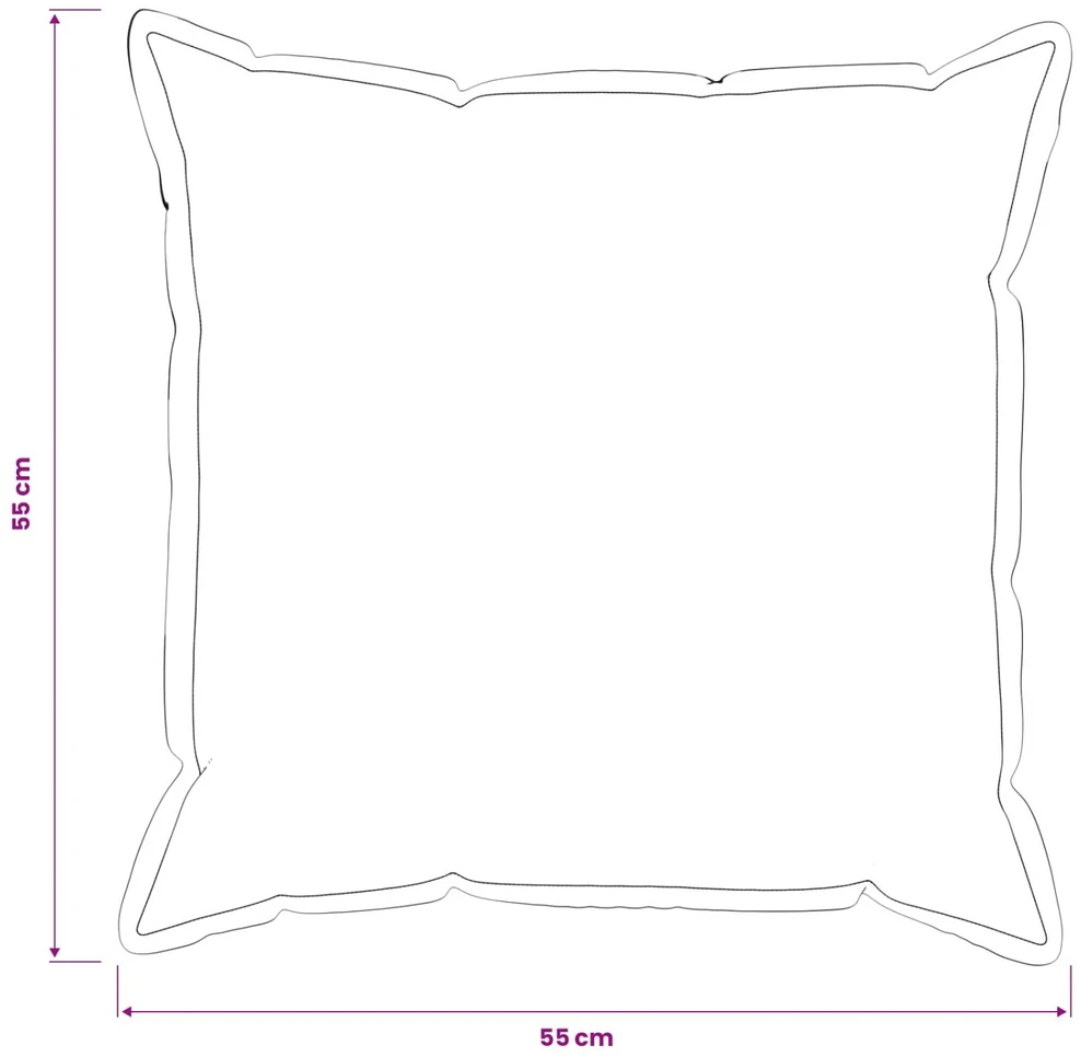 Pagalvėlės užvalkalas 2 pcs HOUTEN Kreminė 55 x 55 cm Bouclé