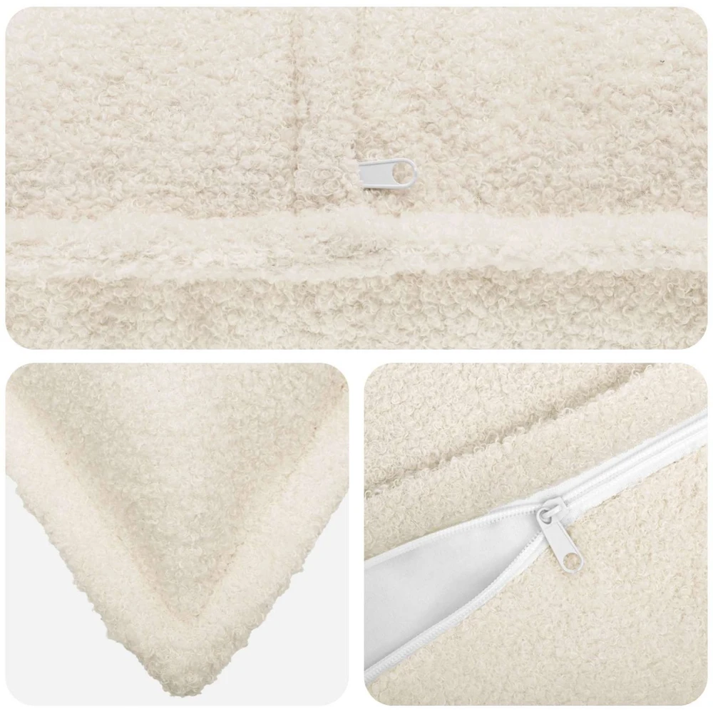 Pagalvėlės užvalkalas 2 pcs HOUTEN Kreminė 35 x 35 cm Bouclé