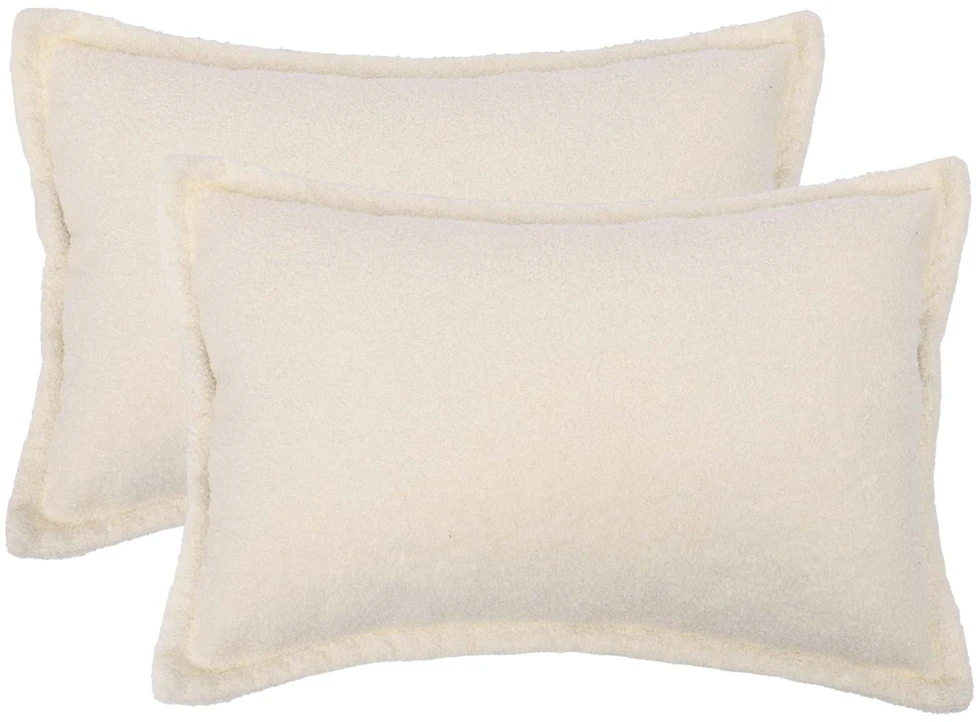 Pagalvėlės užvalkalas 2 pcs HOUTEN Kreminė 50 x 80 cm Bouclé