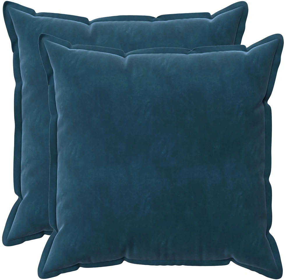 Pagalvėlės užvalkalas 2 pcs HOUTEN Mėlyna 60 x 60 cm Aksomas