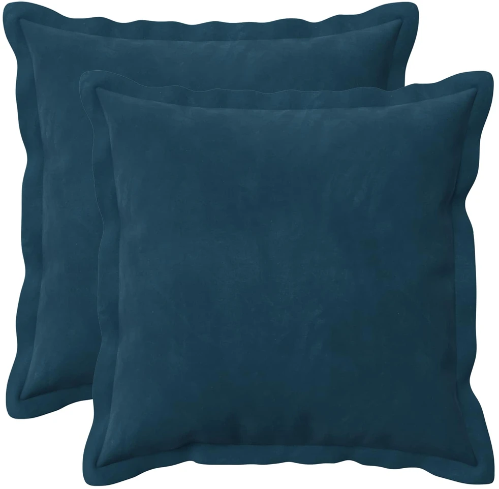Pagalvėlės užvalkalas 2 pcs HOUTEN Mėlyna 30 x 30 cm Aksomas