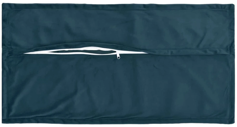 Pagalvėlės užvalkalas 2 pcs HOUTEN Mėlyna 40 x 80 cm Aksomas
