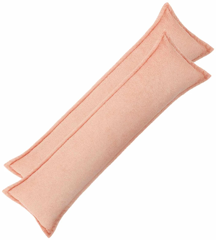 Pagalvėlės užvalkalas 2 pcs HOUTEN Rožinė 40 x 145 cm Bouclé