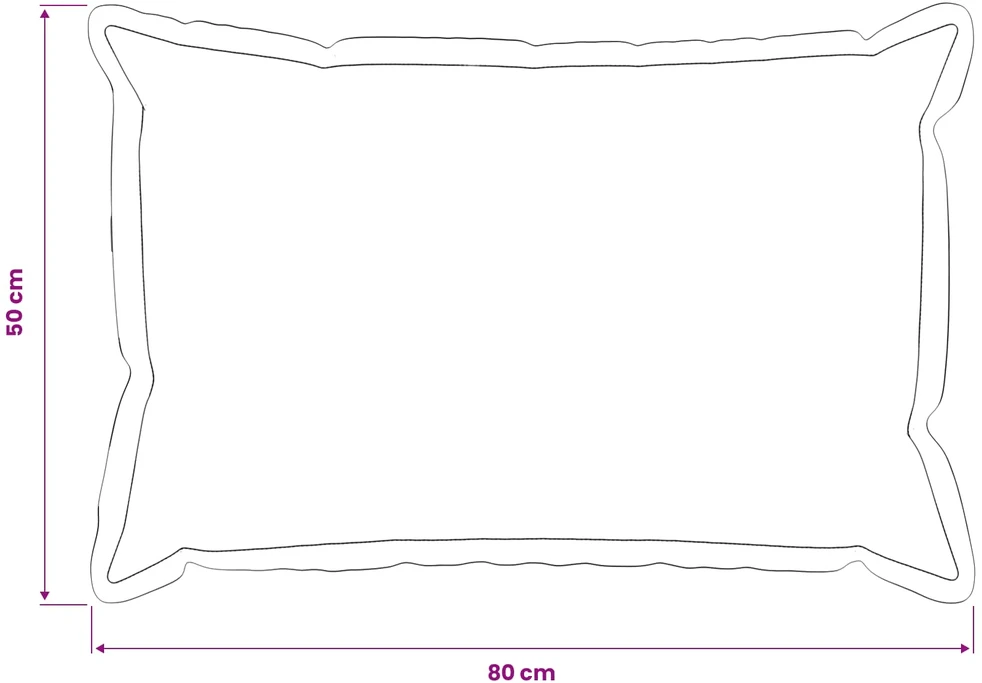 Pagalvėlės užvalkalas 2 pcs HOUTEN Smėlio 50 x 80 cm Bouclé