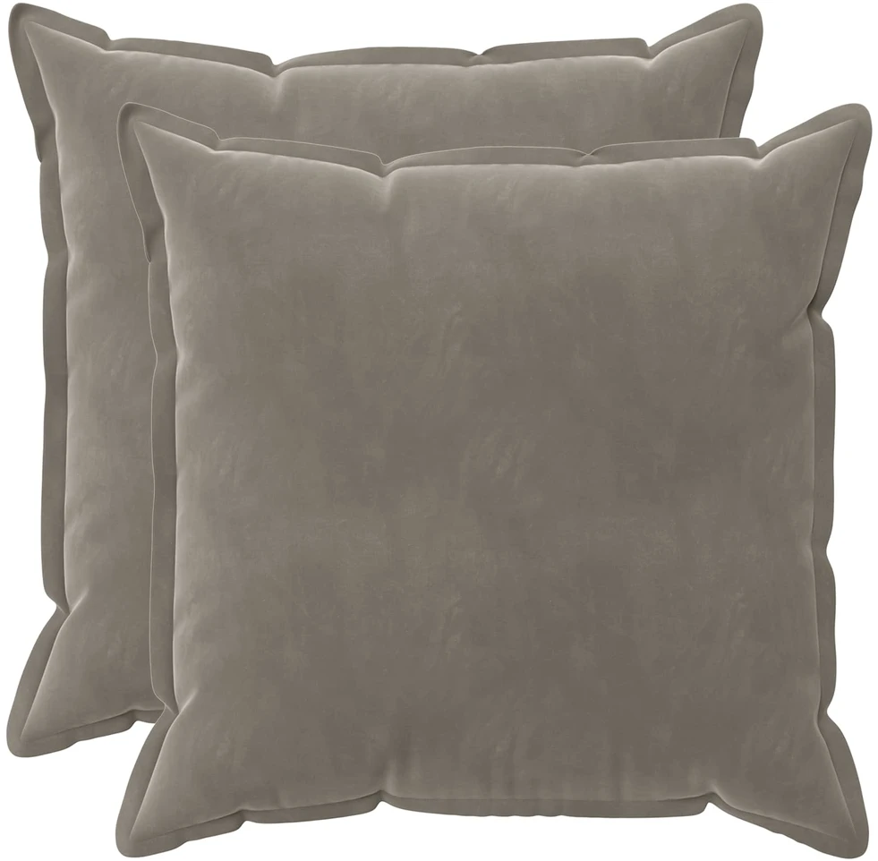 Pagalvėlės užvalkalas 2 pcs HOUTEN Šviesiai pilka 65 x 65 cm